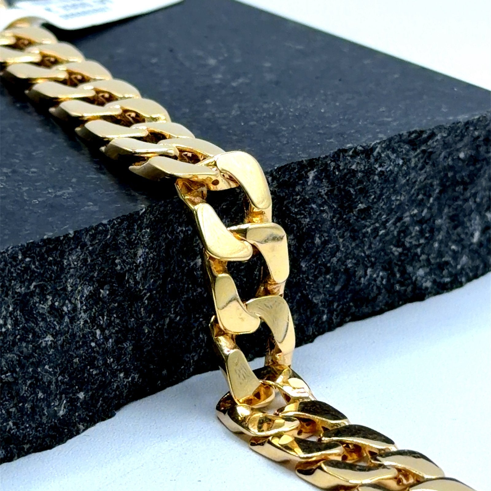Gouden coban link armband 14karaats, W, Nieuw, Ophalen of Verzenden, W