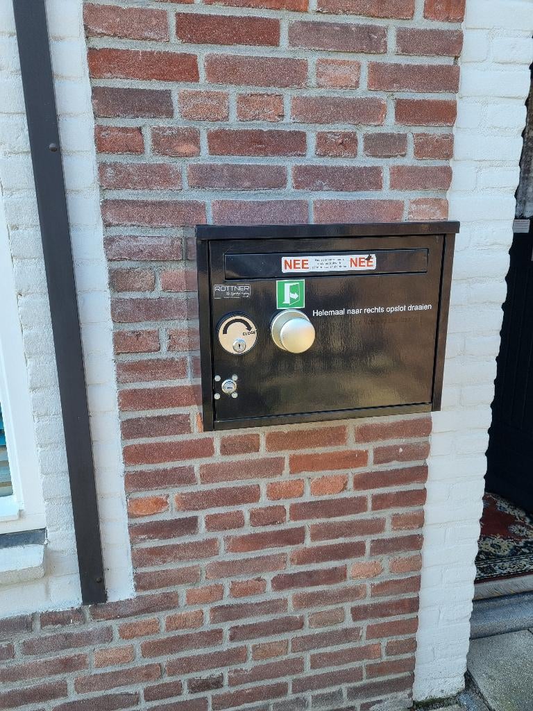 pakketkluis, Ophalen, Gebruikt, Staal, Wandbrievenbus