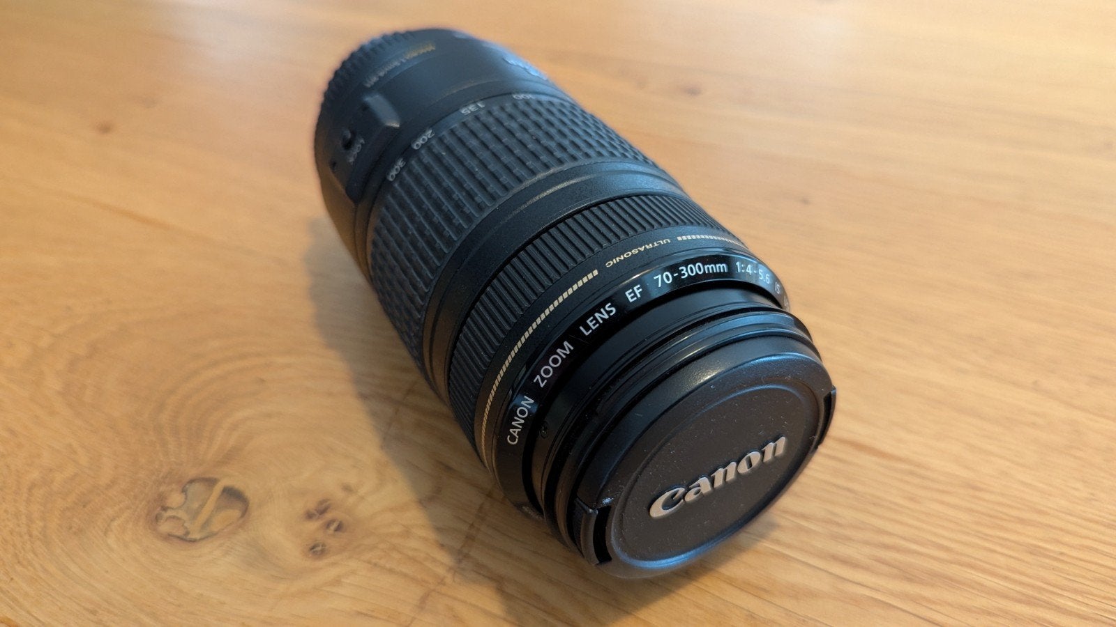 Canon EF 70-300mm f/4-5.6 IS USM Telelens, Ophalen, Canon, Telelens, Zo goed als nieuw