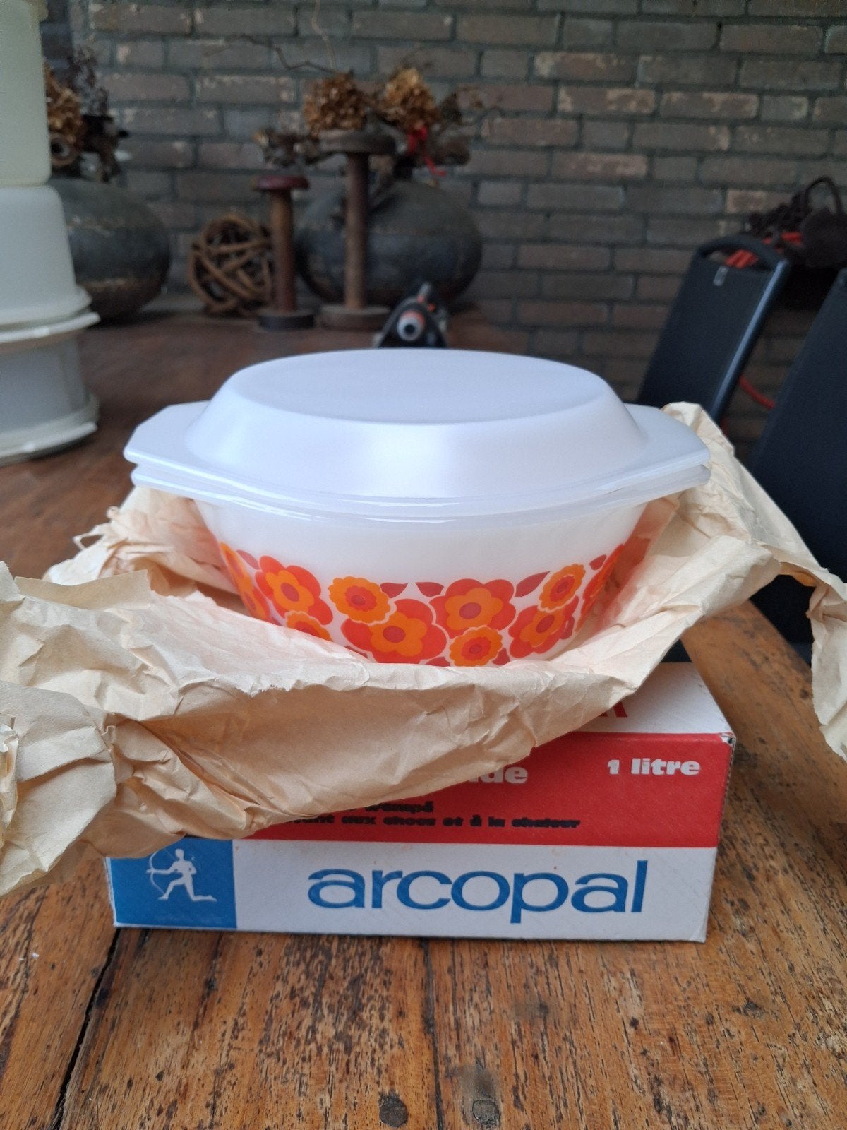 uit oma's kast nieuw klein retro ovenschaal, Verzamelen, Retro, Ophalen, Huis en Inrichting