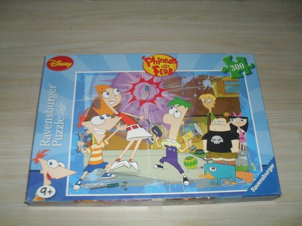 Phineas and Ferb puzzle 300 stukjes, Ophalen, Minder dan 500 stukjes, Gebruikt, Legpuzzel