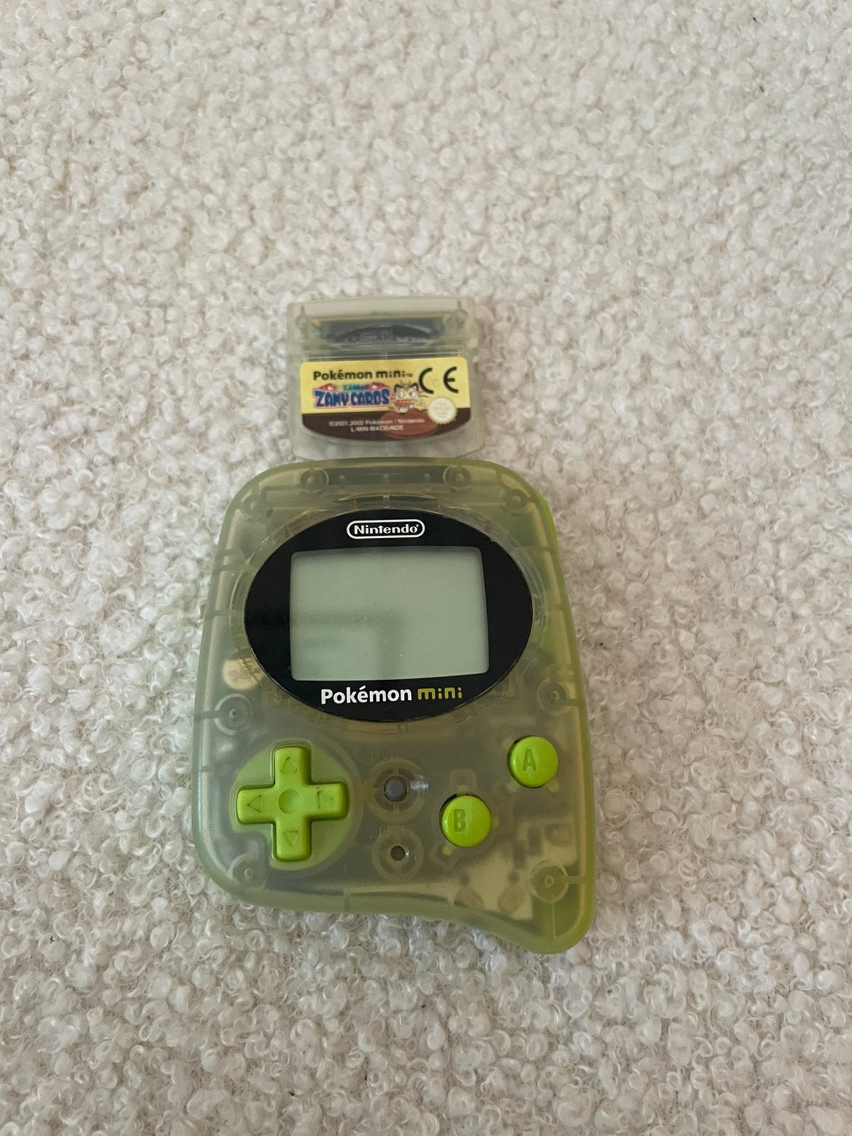 Pokémon Mini Chikorita – PAL + Zany Cards, Ophalen of Verzenden, Zo goed als nieuw, Overige modellen, Met games