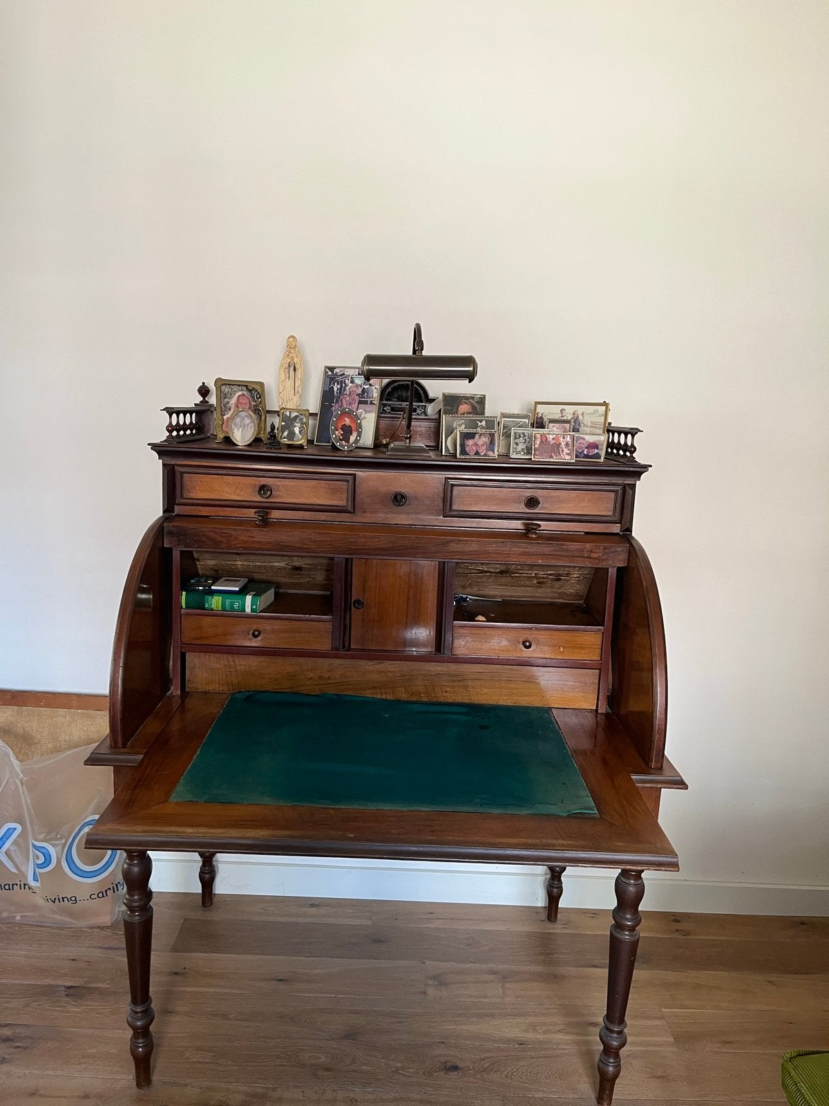 Antieke Mahonie Secretaire met Gebruiksporen, Ophalen of Verzenden
