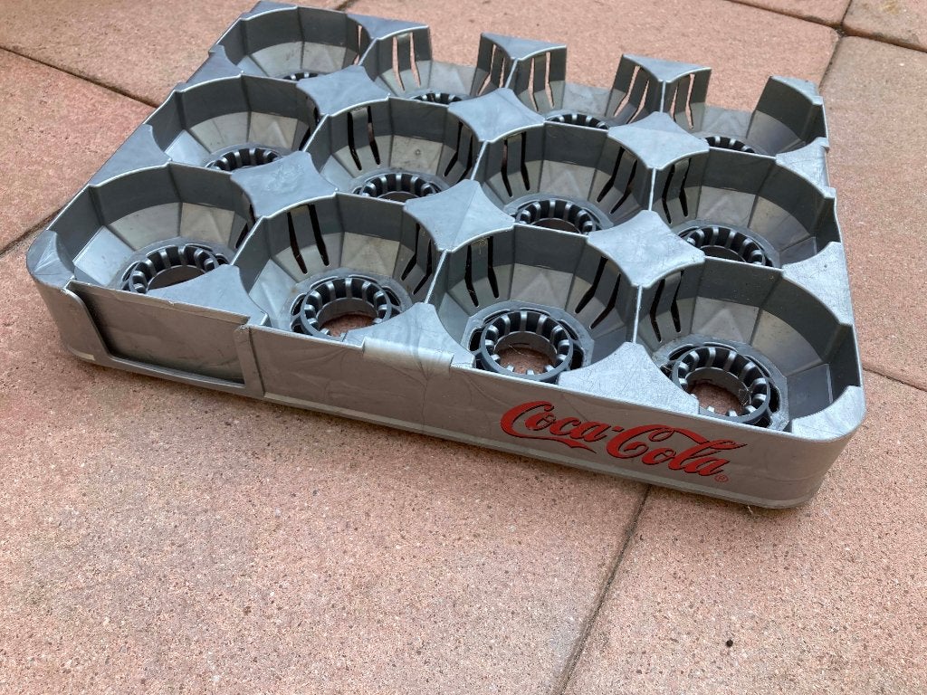2x tray voor flessen Coca Cola, Ophalen of Verzenden, Gebruikt, Overige typen