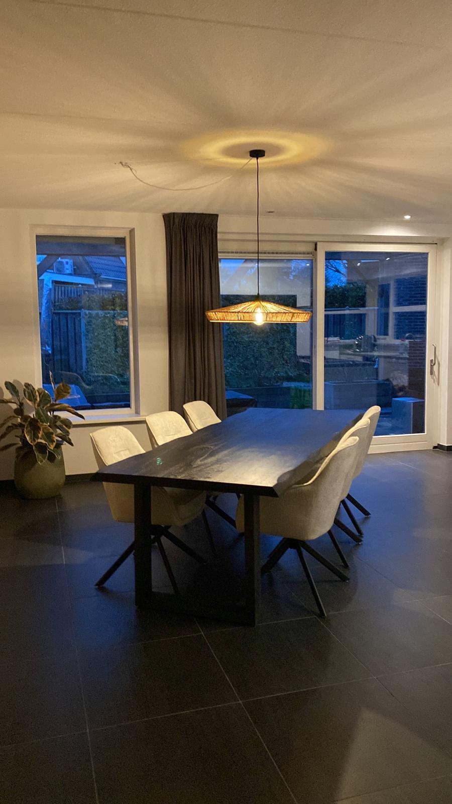 Eettafel 260cm, Ophalen, Gebruikt, 200 cm of meer, 50 tot 100 cm