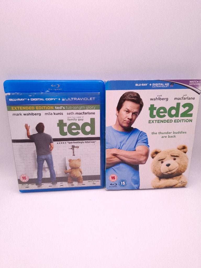 Ted + Ted 2 blu-ray, Vanaf 16 jaar, Film, Met slipcover/slipcase, Engels