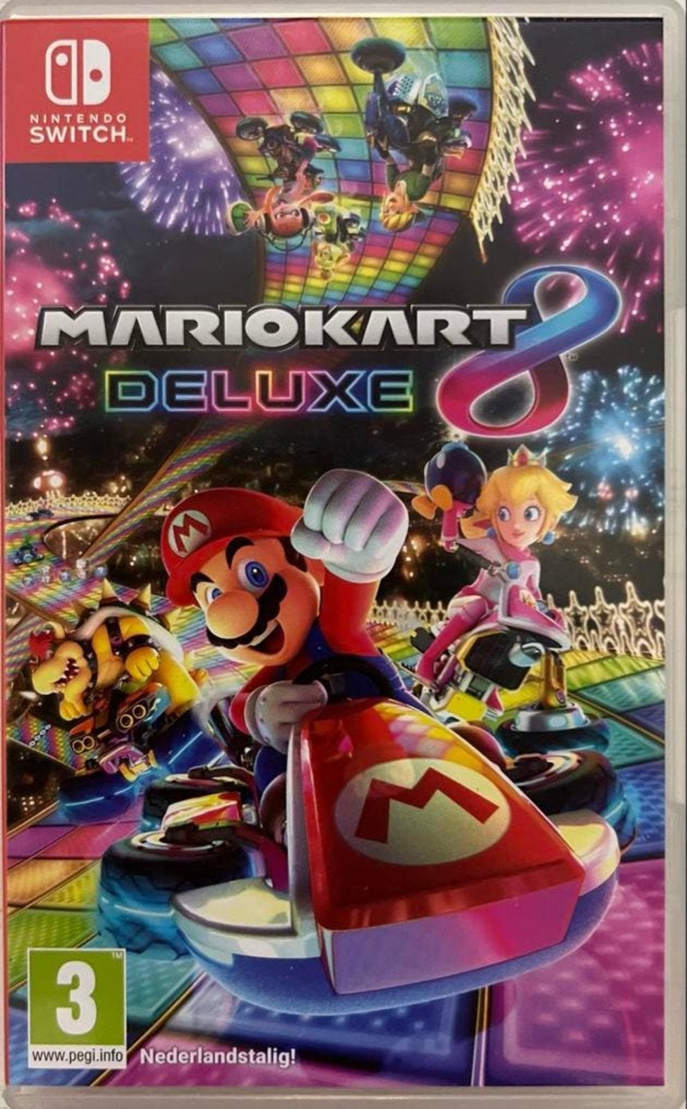 Mario Kart 8 Deluxe - Nintendo Switch, Racen en Vliegen, Eén computer, Ophalen of Verzenden, Zo goed als nieuw