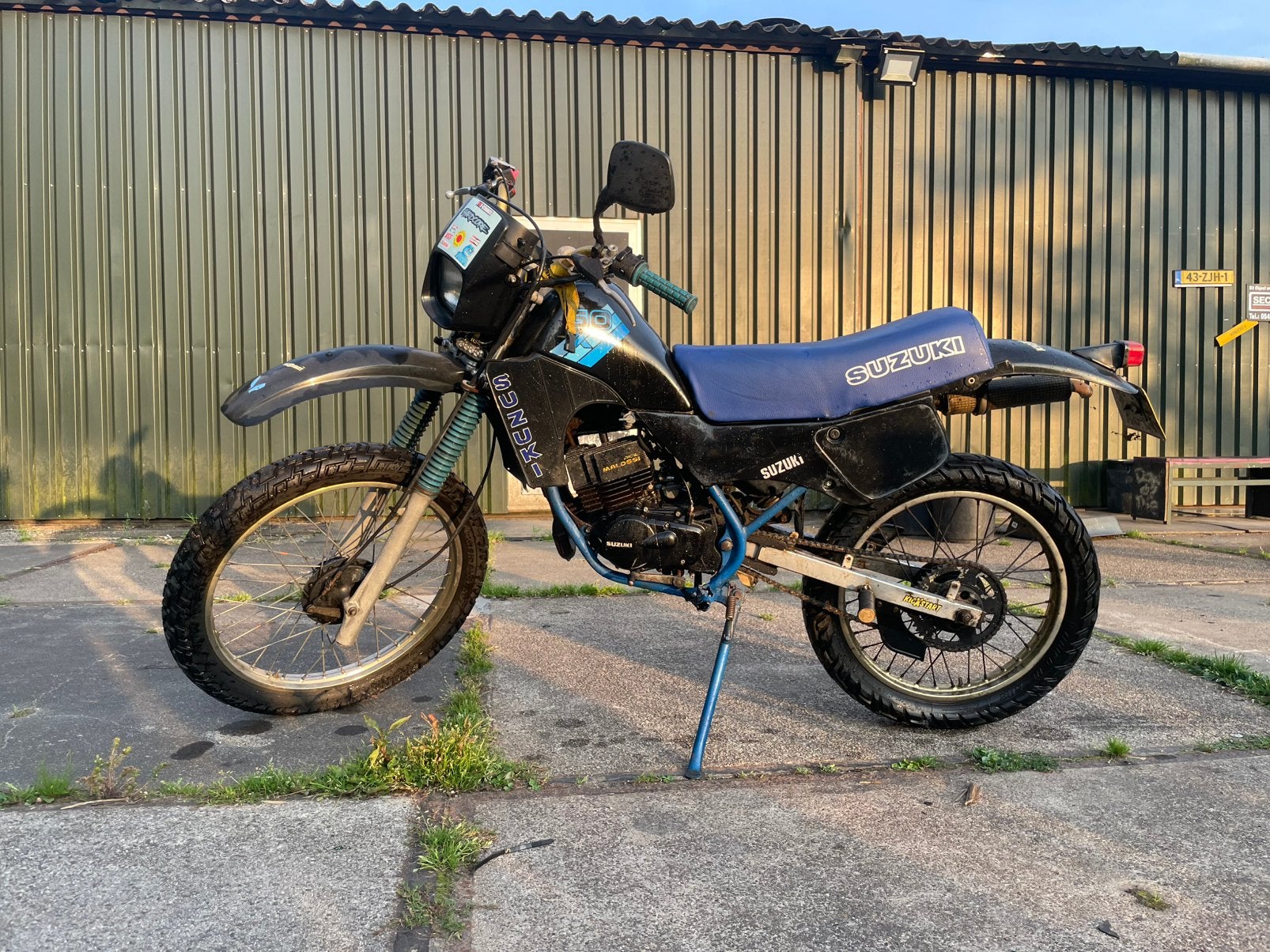 Suzuki ts50x met kenteken, Ophalen, 7 versnellingen, Zo goed als nieuw, 50 cc