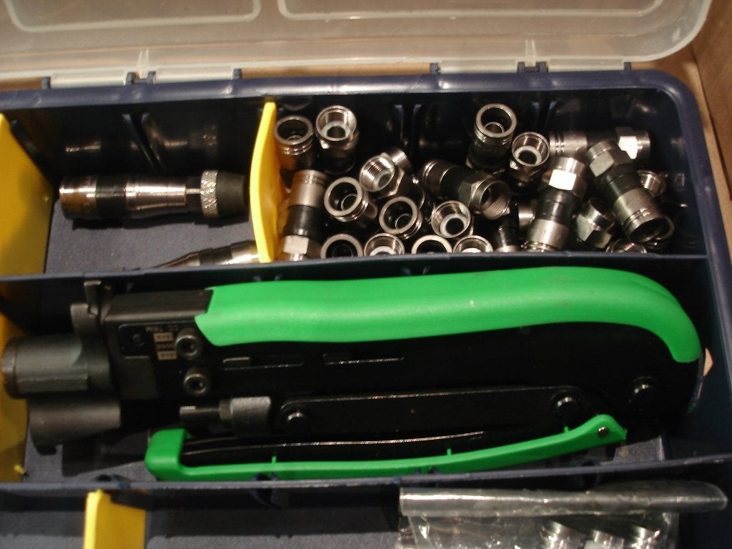 Hirschmann Complete connectorkoffer, Ophalen, Zo goed als nieuw, Overige typen