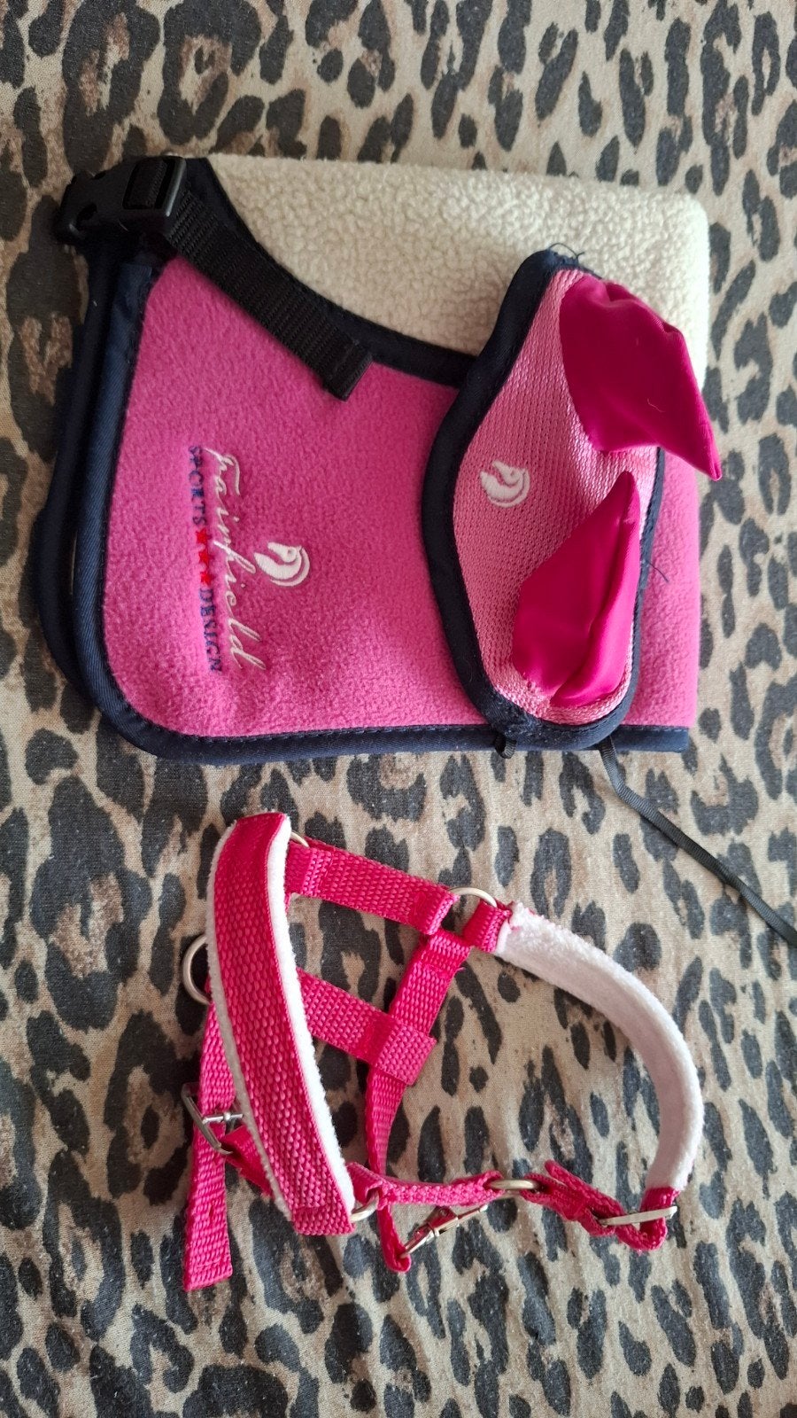 stokpaard accessoires  oornetje deken halster, Ophalen of Verzenden, Zo goed als nieuw