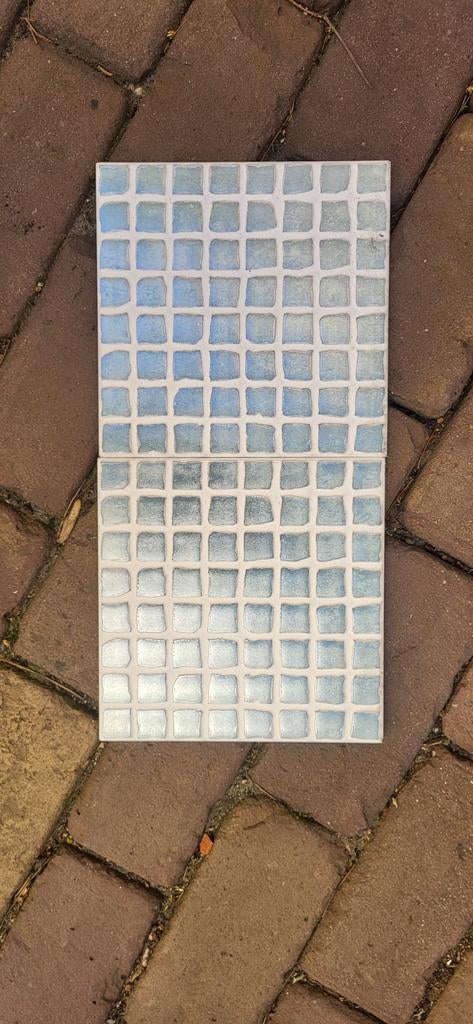 Keramische mozaïektegels, lichtblauw, Ophalen, Keramiek, Minder dan 5 m², 20 tot 40 cm