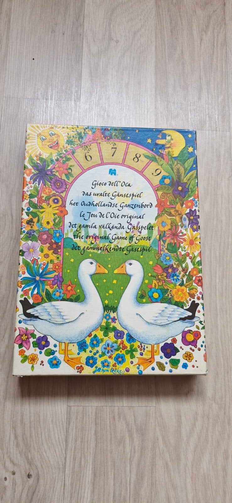 Vintage Ganzenbord Spel - Gioco dell'Oca, Vijf spelers of meer, Ophalen of Verzenden, Gebruikt