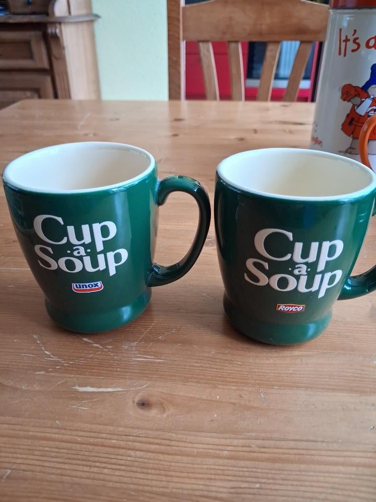 1 Unox cup a soup mok en 1 Royco cup a soup mok., Huis en Inrichting, Keuken | Servies, Ophalen of Verzenden, Nieuw, Overige stijlen