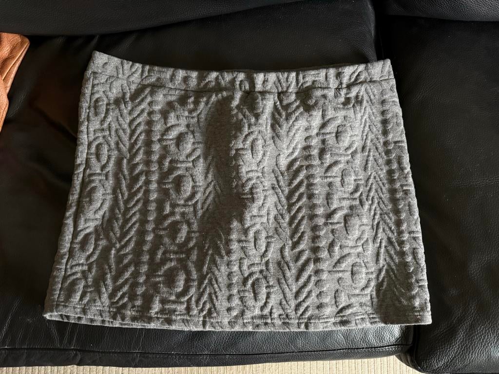 Dames rokje XL, Maat 46/48 (XL) of groter, Ophalen of Verzenden, Grijs, Gedragen