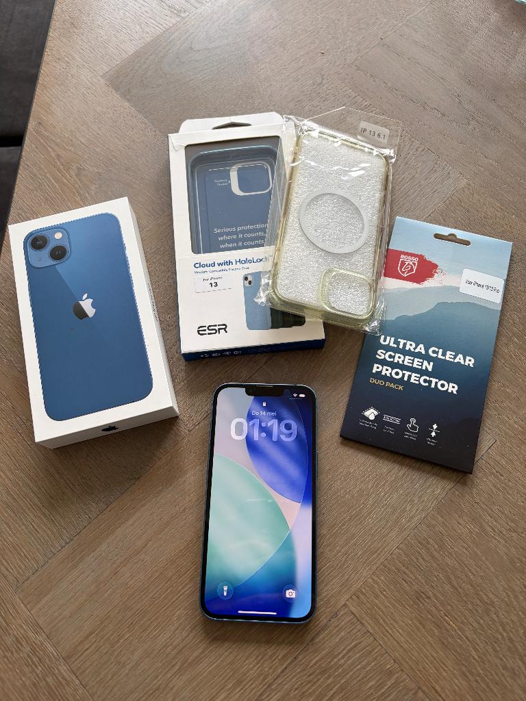 iPhone 13, Telecommunicatie, Mobiele telefoons | Apple iPhone, 256 GB, Gebruikt, Blauw, IPhone 13