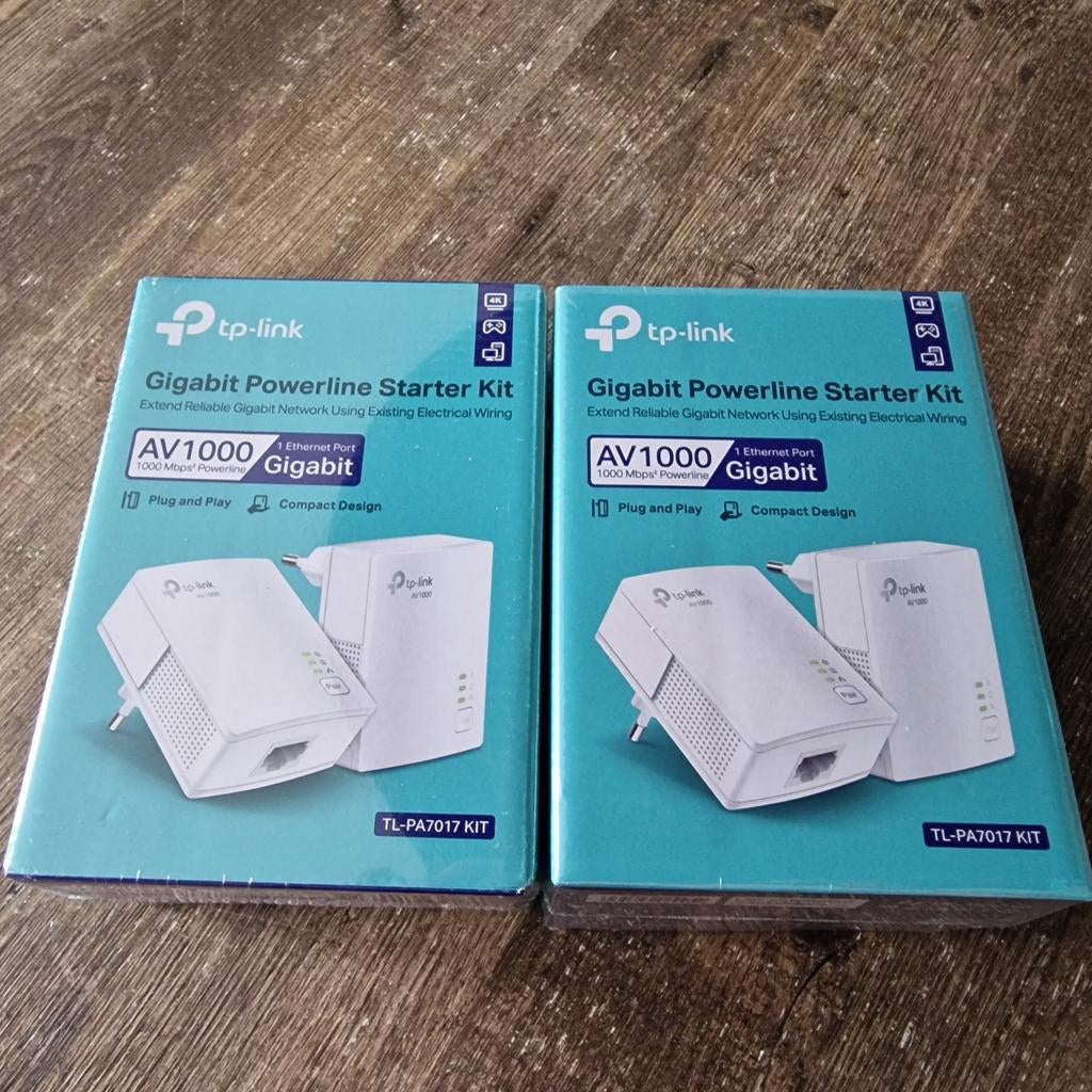 TP-Link Gigabit Powerline Starter Kit AV1000 (2 stuks), Ophalen of Verzenden