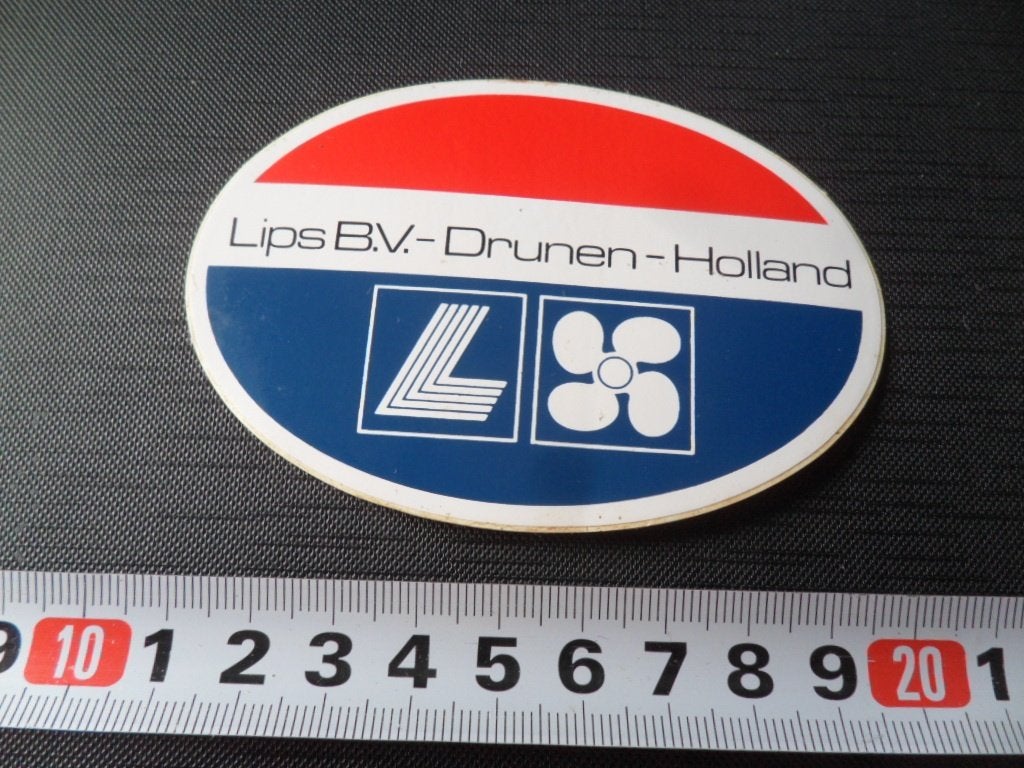 sticker Drunen LIPS BV  Holland, Verzamelen, Ophalen of Verzenden, Zo goed als nieuw