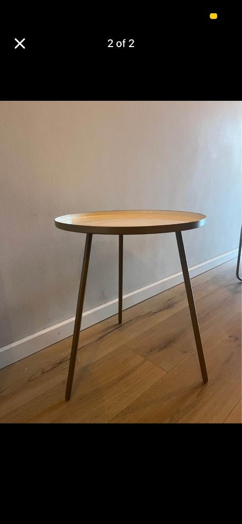 Round coffee table, Ophalen, 50 tot 100 cm, 50 tot 100 cm, Zo goed als nieuw