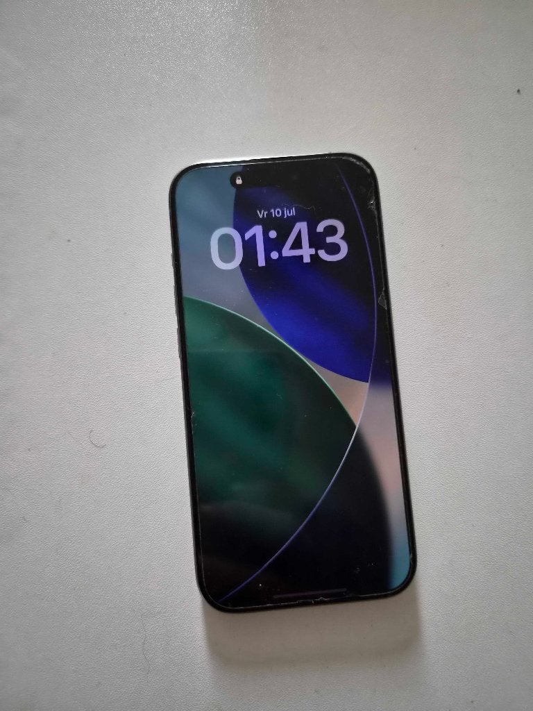 iPhone 15 Pro 128GB, Telecommunicatie, Mobiele telefoons | Apple iPhone, 89 %, Zwart, Ophalen of Verzenden, Zonder simlock