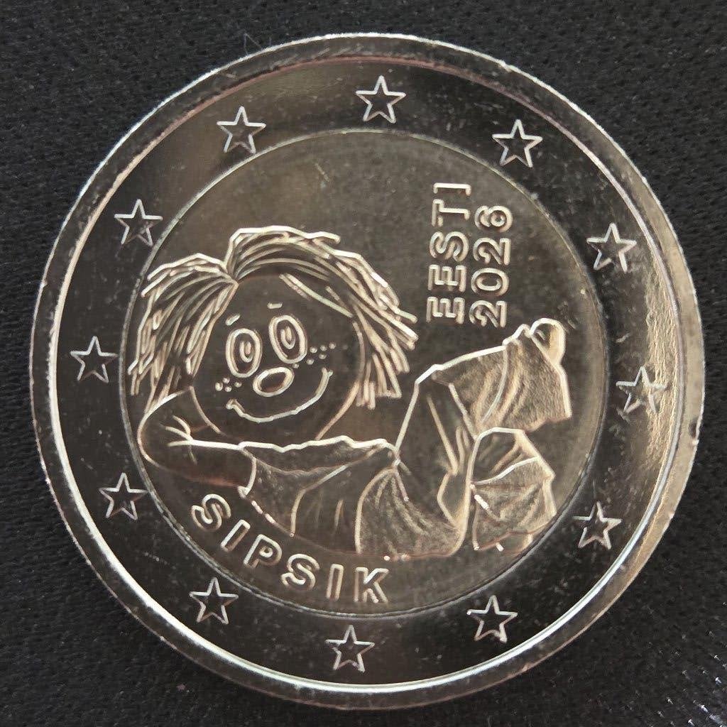 Estland 2026: Sipsik, Ophalen of Verzenden, Estland, 2 euro, Losse munt