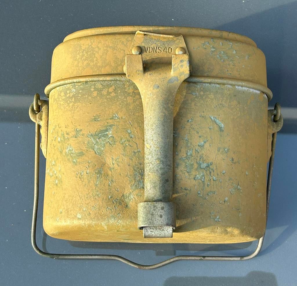 Duitse essgeschirr eetketel, Verzamelen, Militaria | Tweede Wereldoorlog, Ophalen of Verzenden, Duitsland