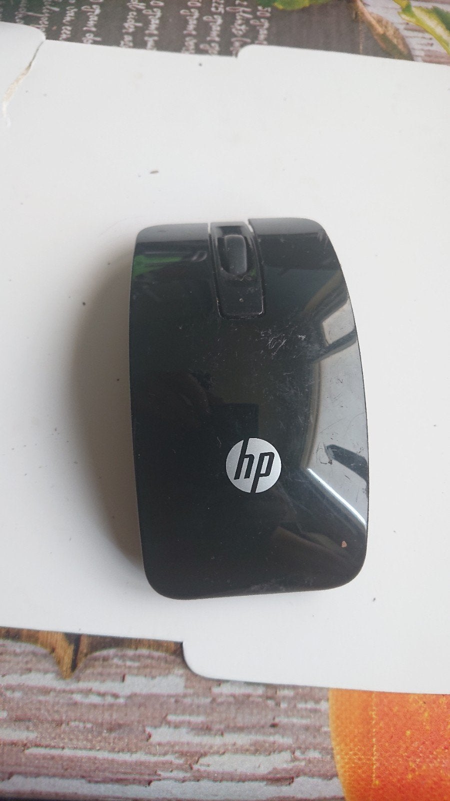 Hp 704220-001 draadloze muis, Computers en Software, Muizen, Hp, Muis, Ergonomisch, Rechtshandig