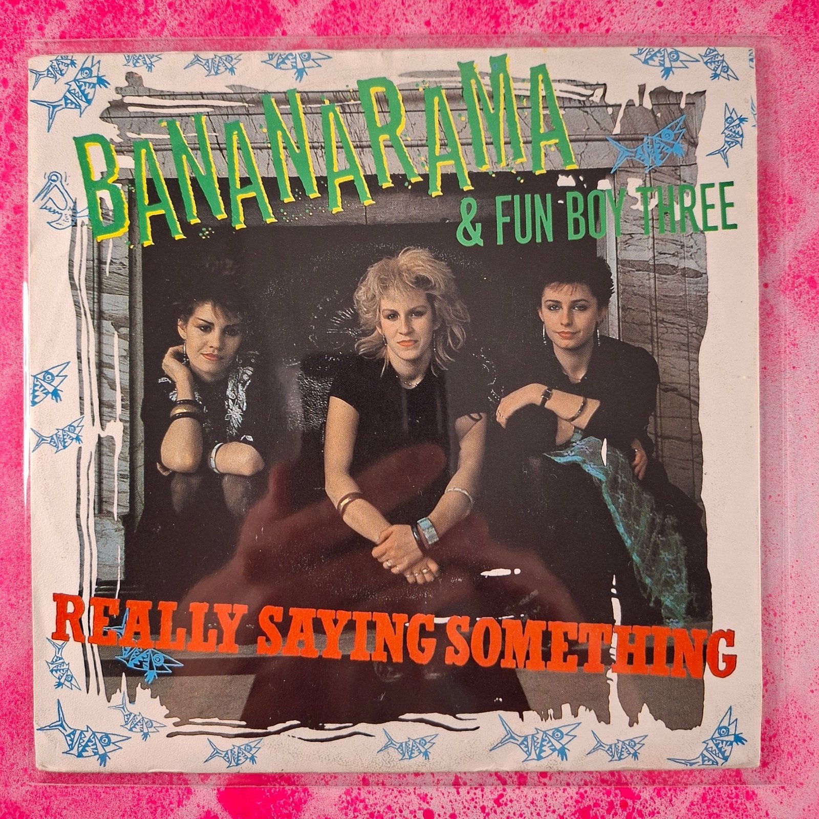 Bananarama &Fun Boy Three Really Saying Something single, 7 inch, Zo goed als nieuw, Pop, Overige typen