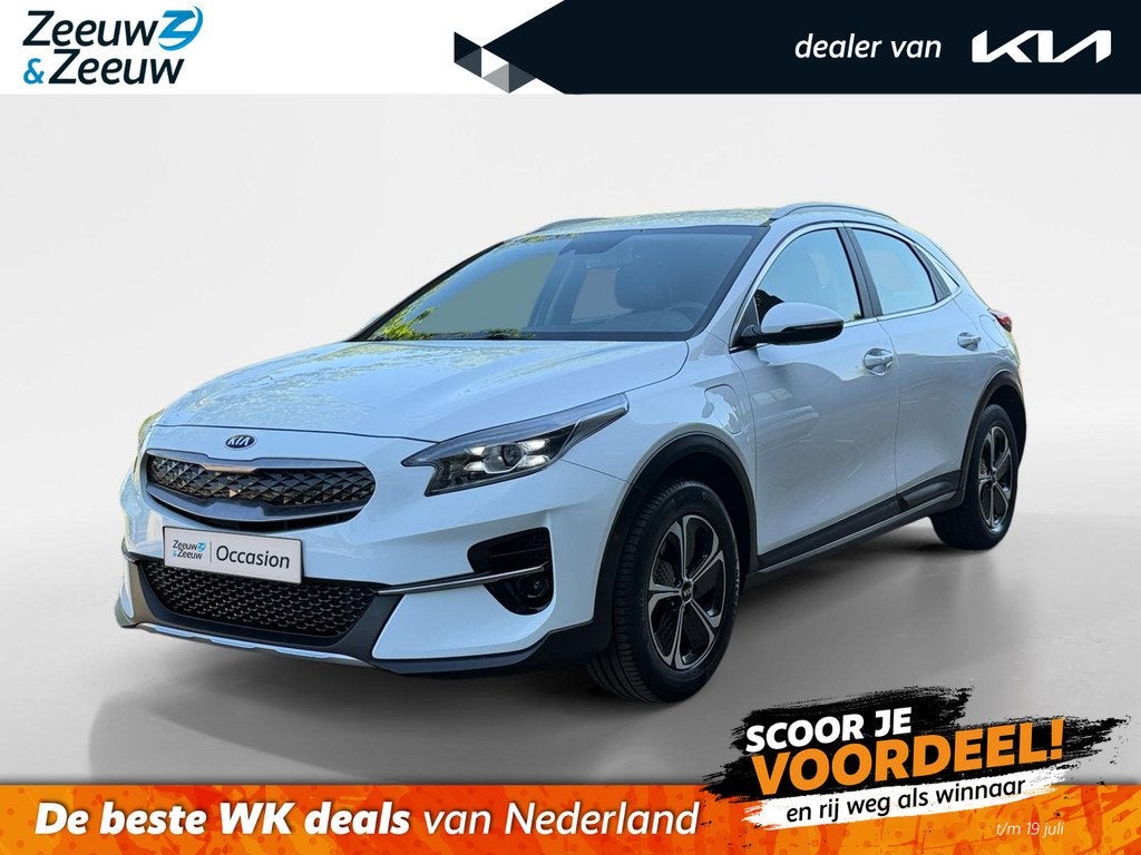 Kia XCeed 1.6 GDi PHEV DynamicLine PLUG-IN HYBRIDE | MOOIE A, Auto's, Kia, Gebruikt, Leder en Stof, Wit, Electronic Stability Program (ESP)