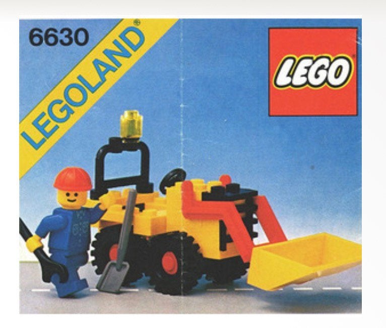 Lego 6630 ~ Bucket Loader, Gebruikt, Overige thema's, Lego, Ophalen of Verzenden