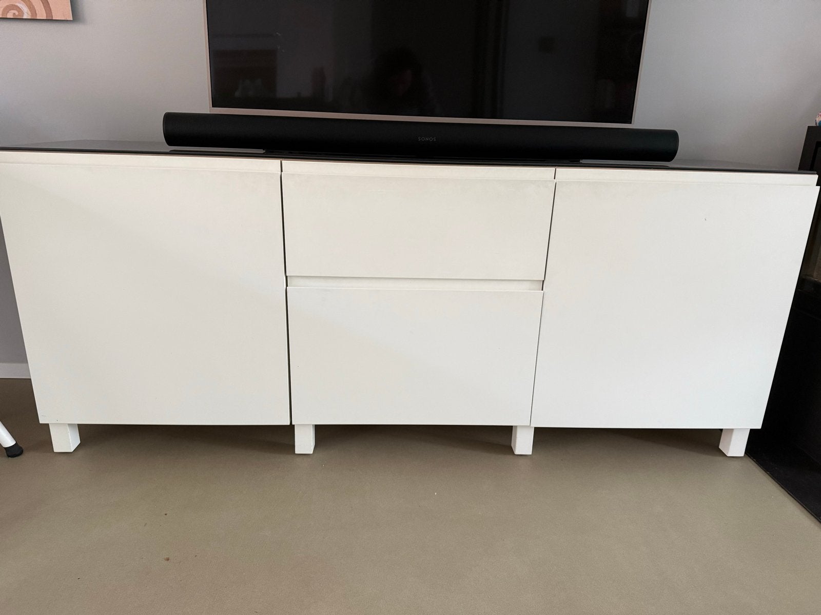 Ikea TV-kast/dressoir BESTA - Zeer goede staat, Ophalen, 150 tot 200 cm, Zo goed als nieuw, Minder dan 100 cm