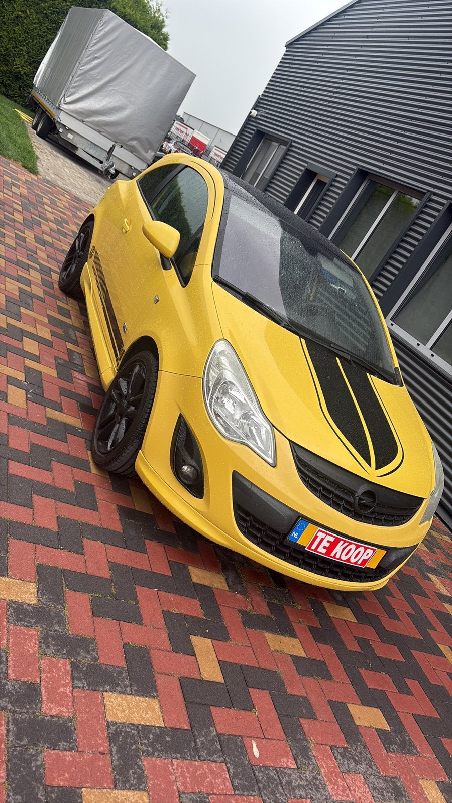 Opel Corsa OPC Line te koop, Auto's, Opel, 4 cilinders, Geel, Bedrijf, Handgeschakeld