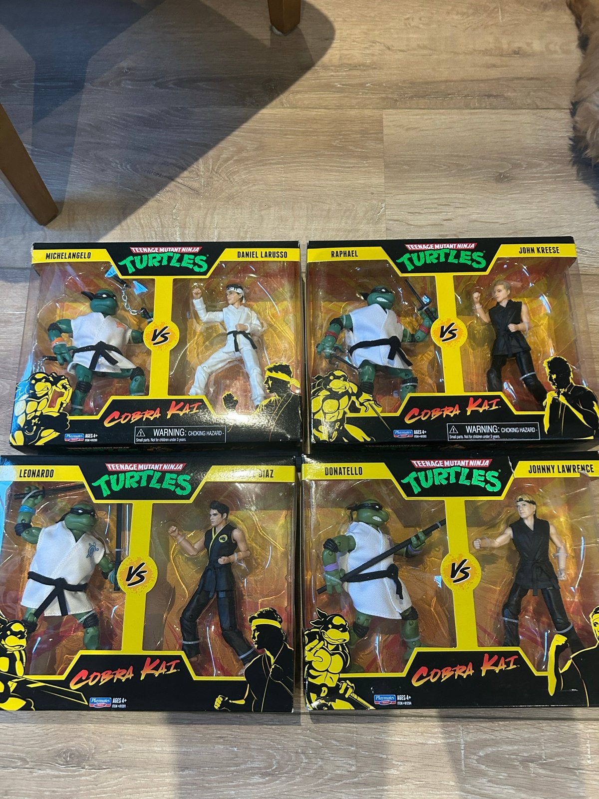 Complete set Teenage Mutant Ninja Turtles vs Cobra Kai, Ophalen of Verzenden, Nieuw