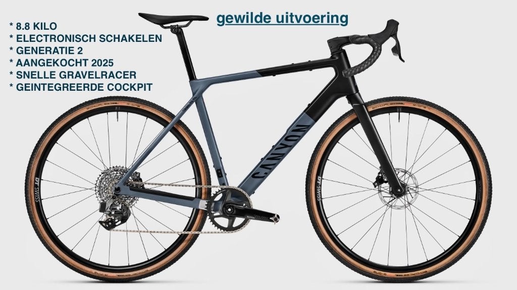 Canyon Grail CF SL 7 AXS - generatie2- 2025 - maat M, Fietsen en Brommers, Overige merken, Gebruikt, Heren, Ophalen of Verzenden