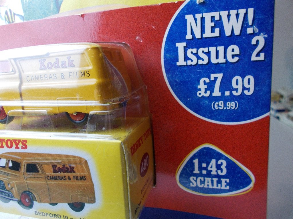 Dinky Toys (Atlas!) 480 BEDFORD 10CWT VAN KODAK +Tijdschrift, Ophalen of Verzenden, Nieuw, Bus of Vrachtwagen, Dinky Toys