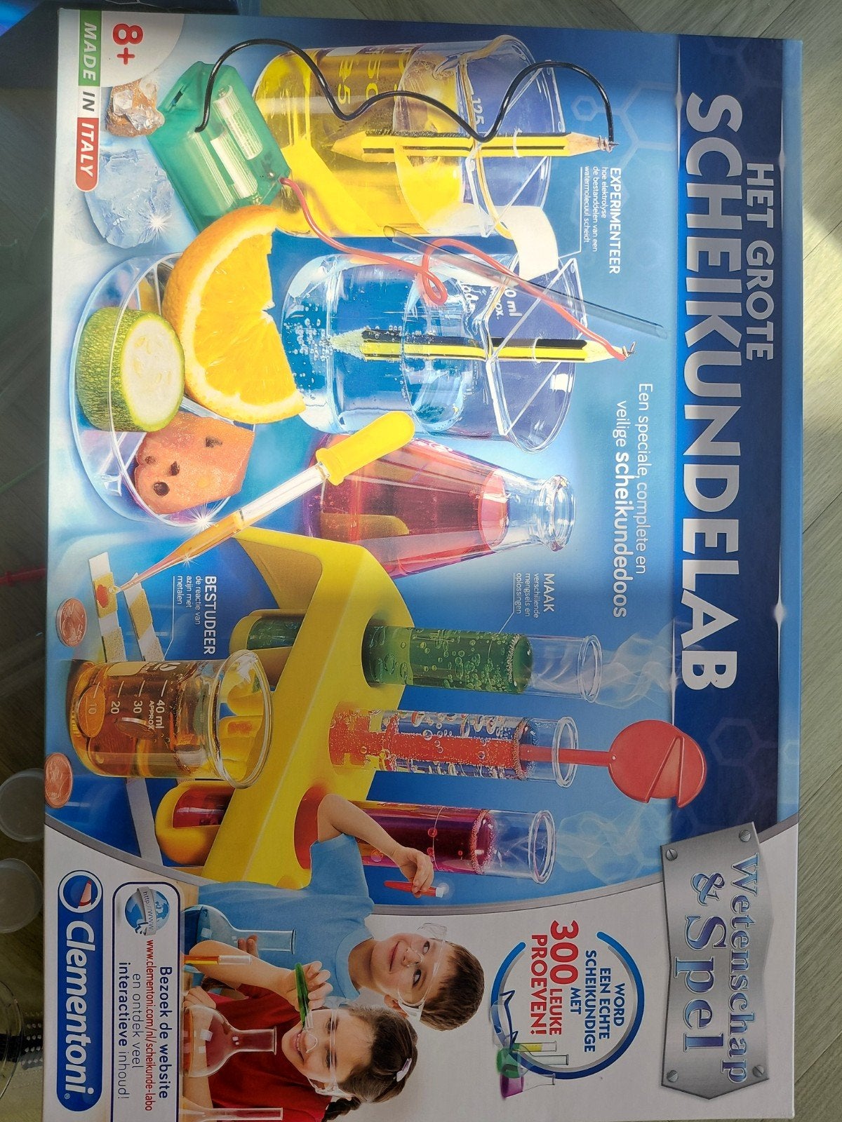Clementoni Het Grote Scheikundelab - Wetenschap & Spel, Ophalen, Zo goed als nieuw, Knutselen