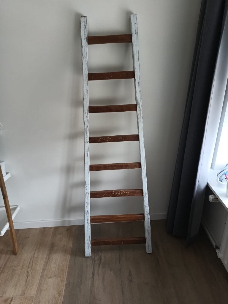 Brocante vintage ladder (voor decoratie), Antiek en Kunst, Ophalen