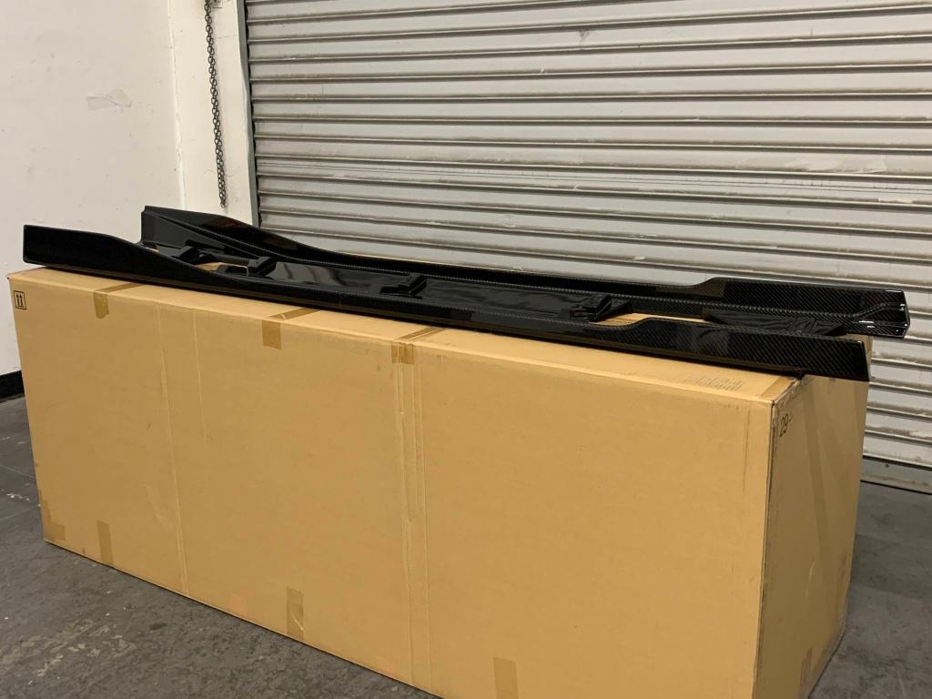 Top Secret Ver.1 Carbon sideskirt set - Nissan R35 GTR GT-R, Ophalen of Verzenden