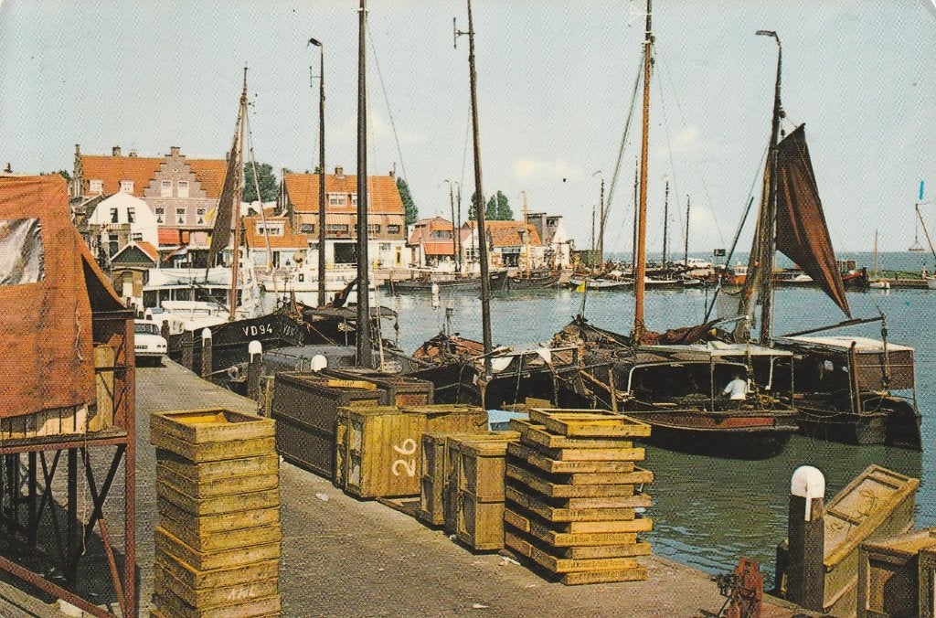 VOLENDAM Haven, Verzenden, 1960 tot 1980, Gelopen, Noord-Holland