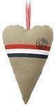 Partij At Home by Marieke Stuffed heart kussen RWB streep, Ophalen of Verzenden, Nieuw, Hartvormig