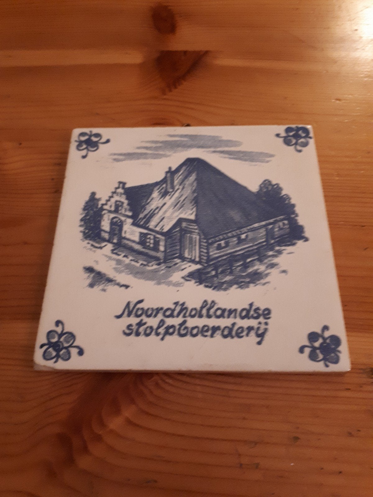 Wandtegel Noordhollandse stolpboederij., Ophalen of Verzenden