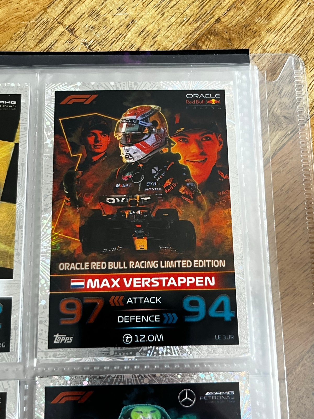 Max Verstappen Red Bull Racing LE3UR Topps Turbo Attax, Ophalen of Verzenden, Zo goed als nieuw, Formule 1