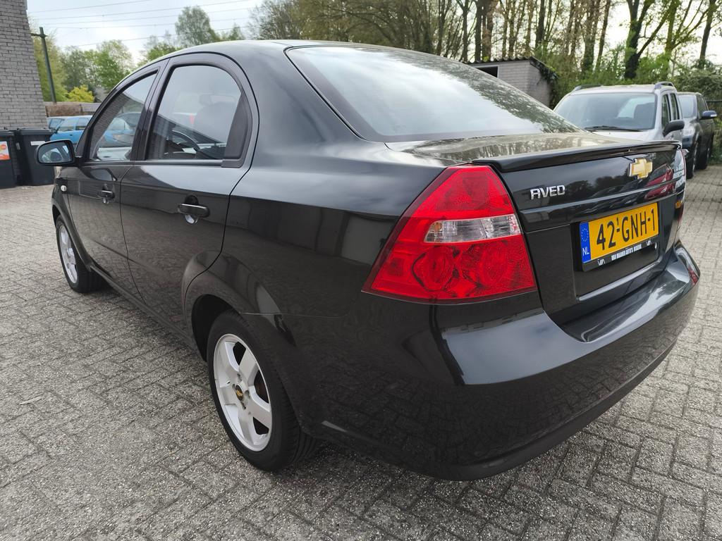 Chevrolet Aveo 1.4 16V Class Automaat (bj 2008), Auto's, Chevrolet, Aveo, 4 cilinders, 400 kg, Zwart