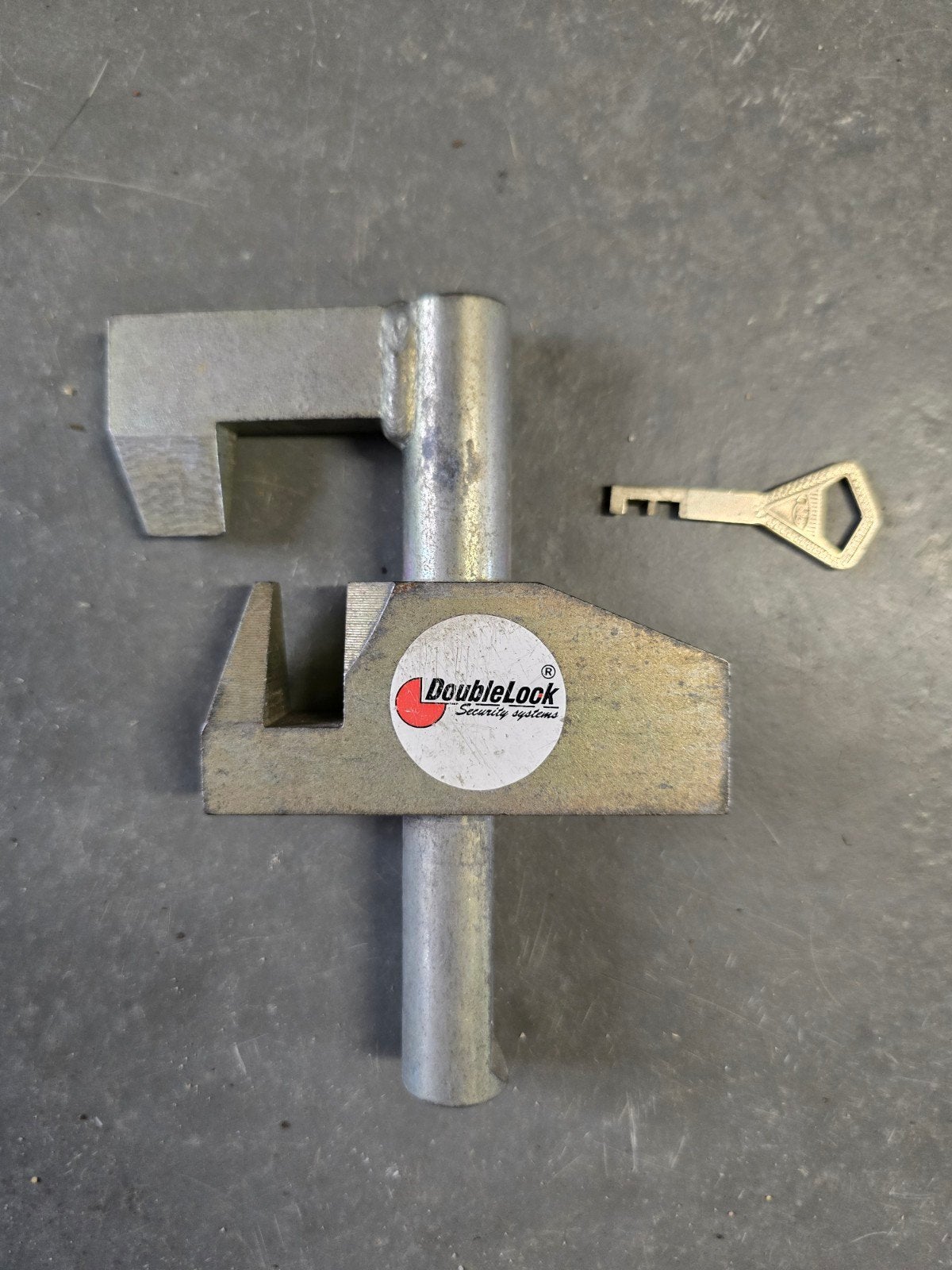 DoubleLock Security Systems disselslot met sleutel, Ophalen of Verzenden, Gebruikt