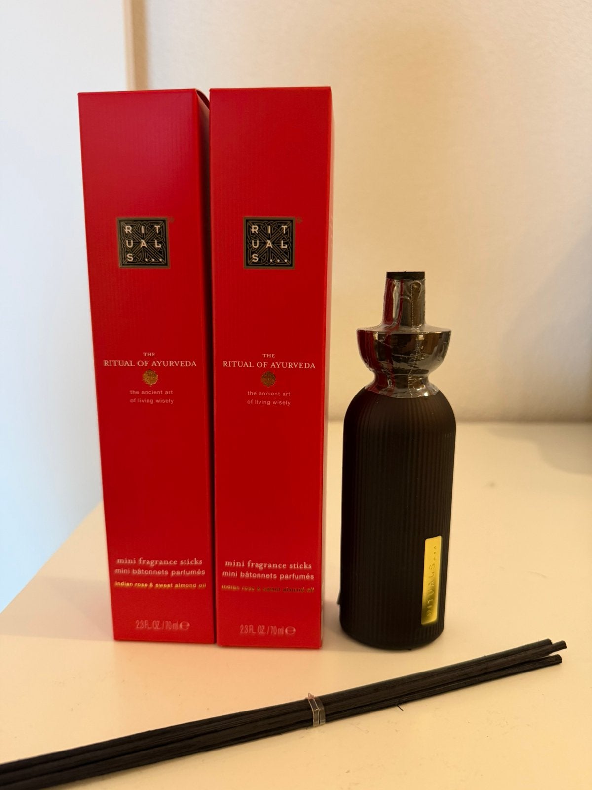 2 stuks geurstokjes 70 ml Ayurveda Rituals  Nieuw, Ophalen of Verzenden, Nieuw