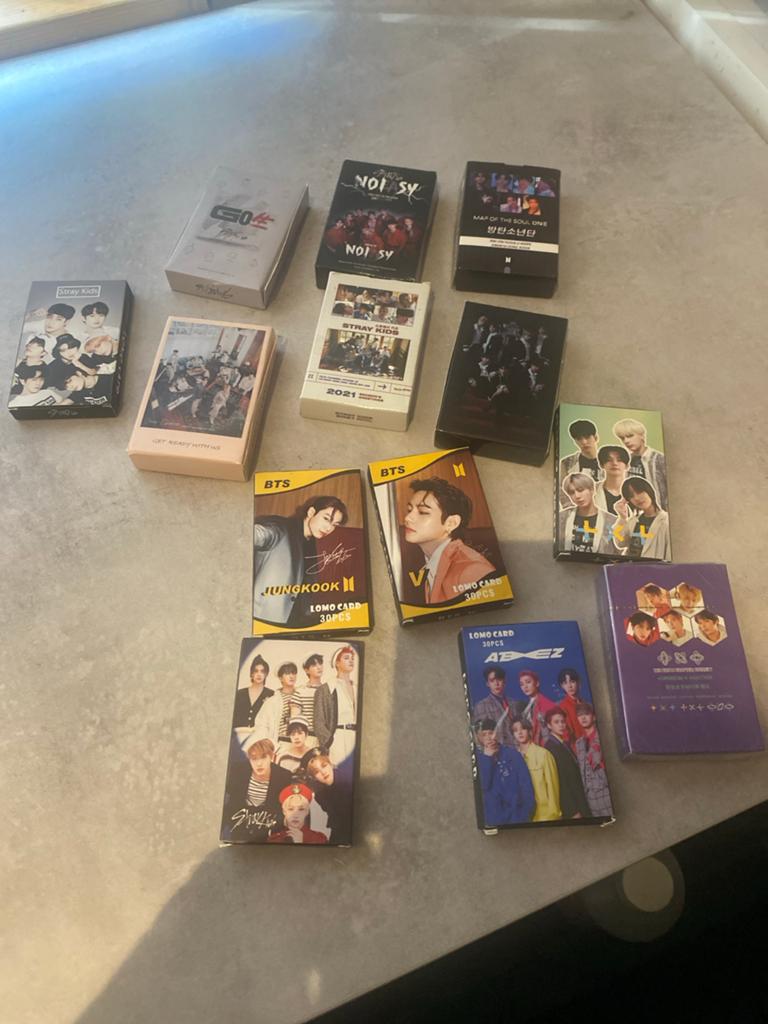K-Pop Lomo Kaarten Collectie (BTS, Stray Kids, ATEEZ), Ophalen of Verzenden, Gebruikt