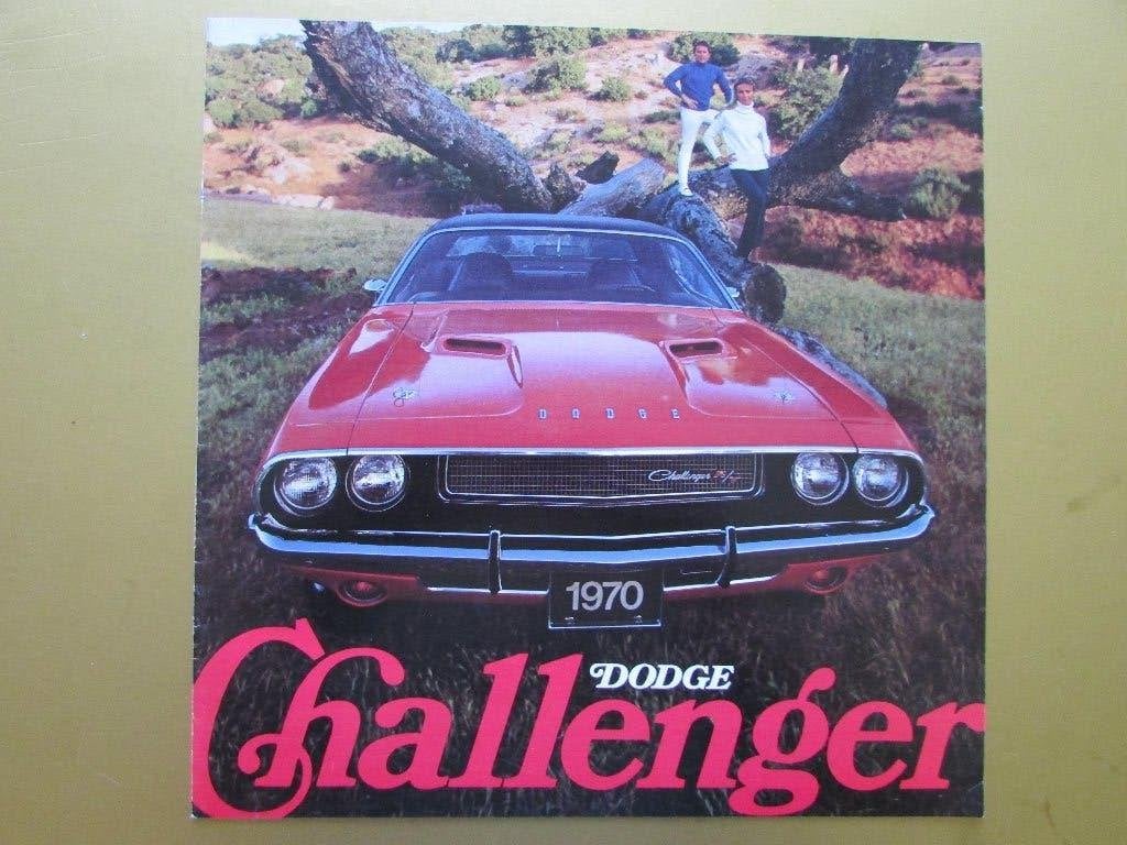 1970 Dodge Challenger prestige brochure, Engels, Ophalen of Verzenden, Zo goed als nieuw, Overige merken