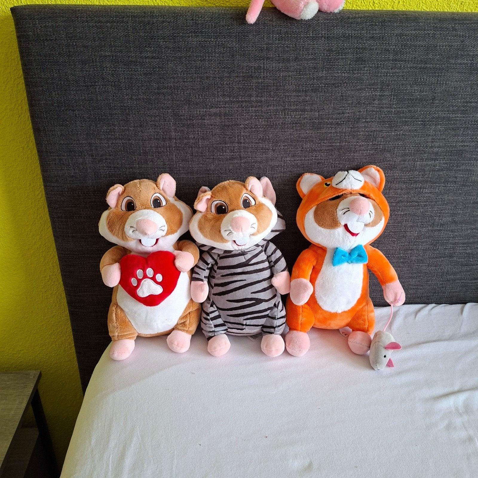 3 Dierendag hamsters - knuffels, Hamster, Ophalen of Verzenden, Zo goed als nieuw, Middelgroot (20 tot 80 cm)