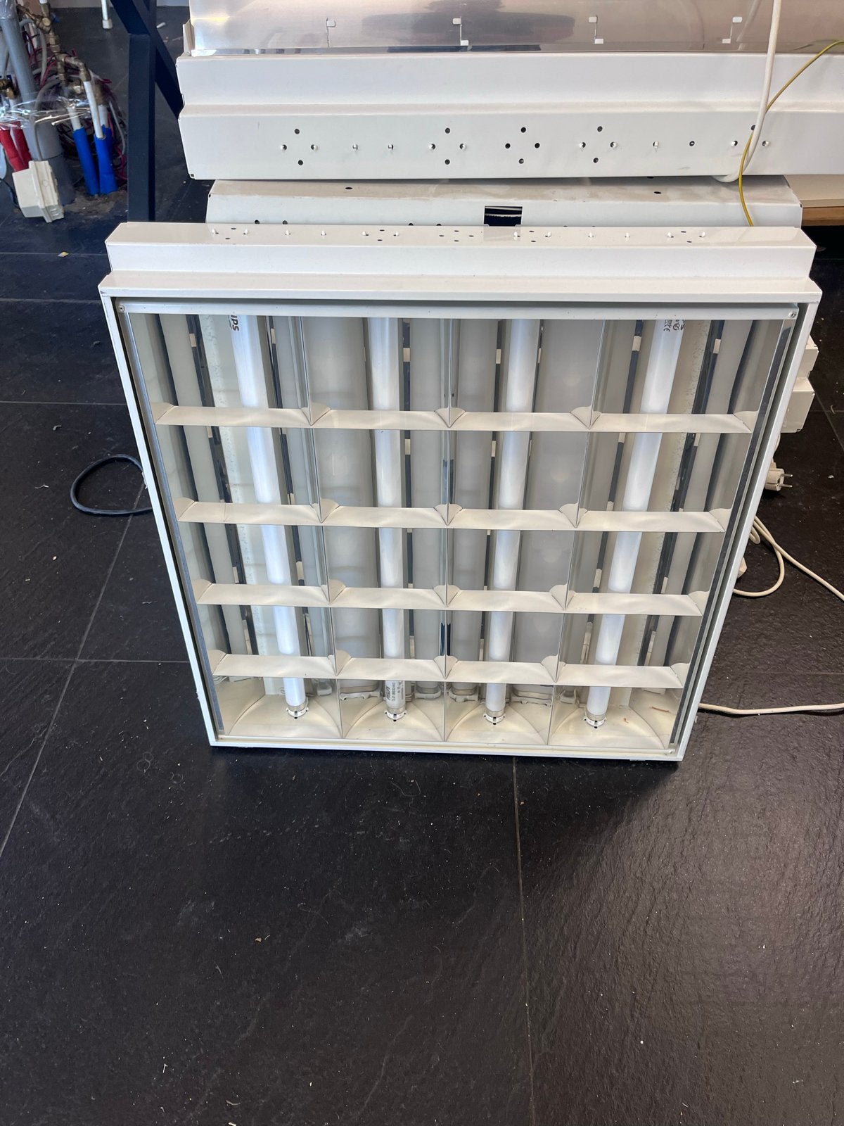 20x TL bakken 60x60 cm met 230V stekker, Ophalen, Gebruikt, G13 (TL), TL-buis