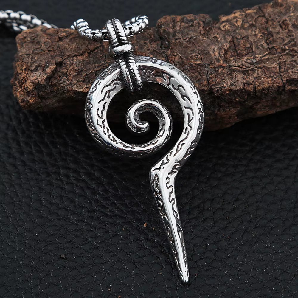 Maya Slang Ketting Voor Mannen En Vrouwen, Verzenden, Nieuw, Zilver, Overige materialen