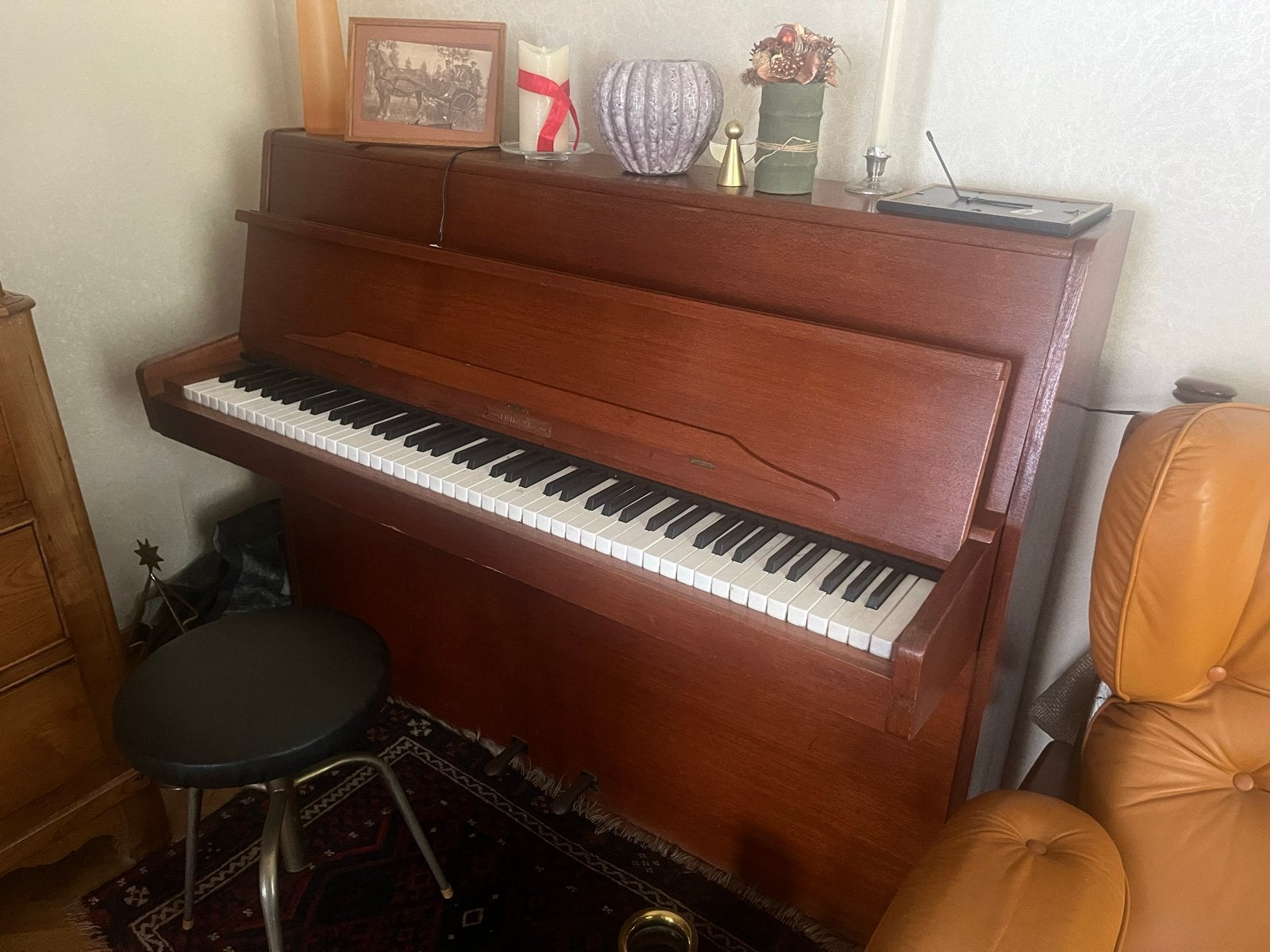 Lindner Piano - Klassiek en Elegant, Ophalen, Gebruikt, Bruin, Piano